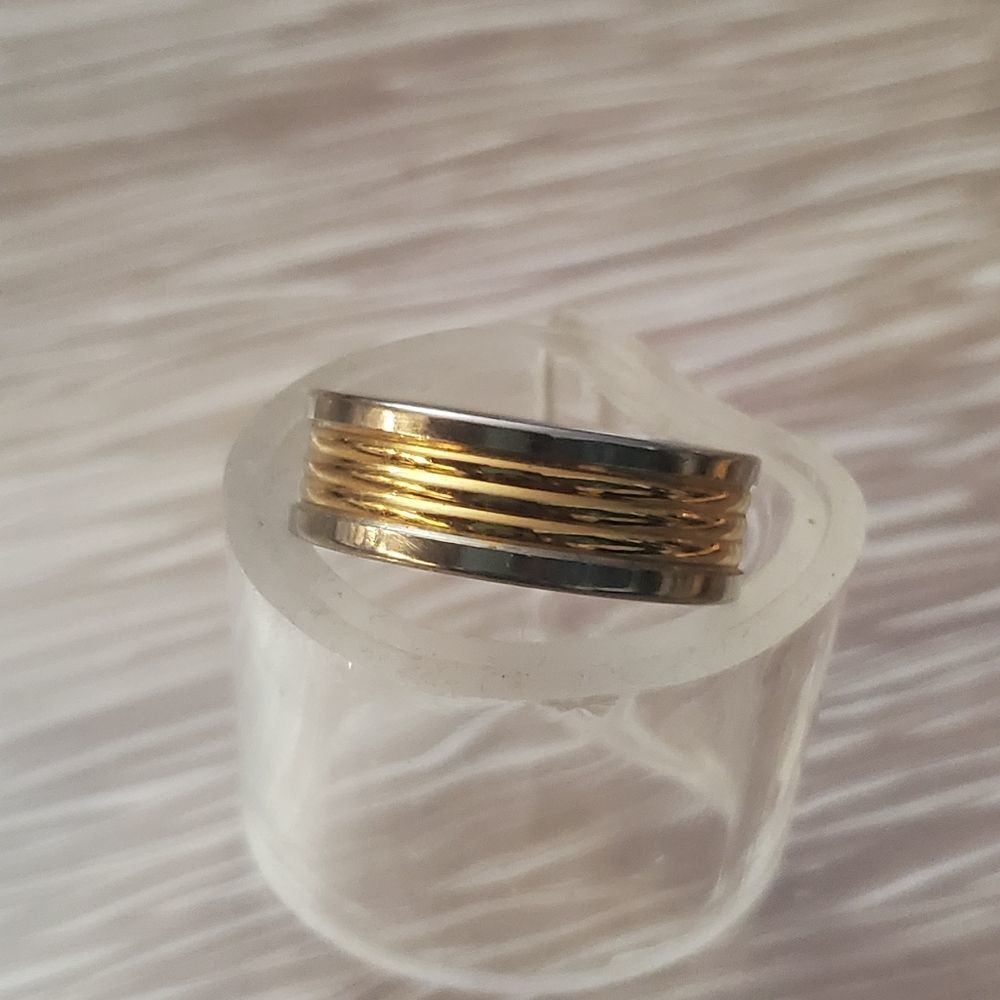 STAINLESS SZ 14.5 RING